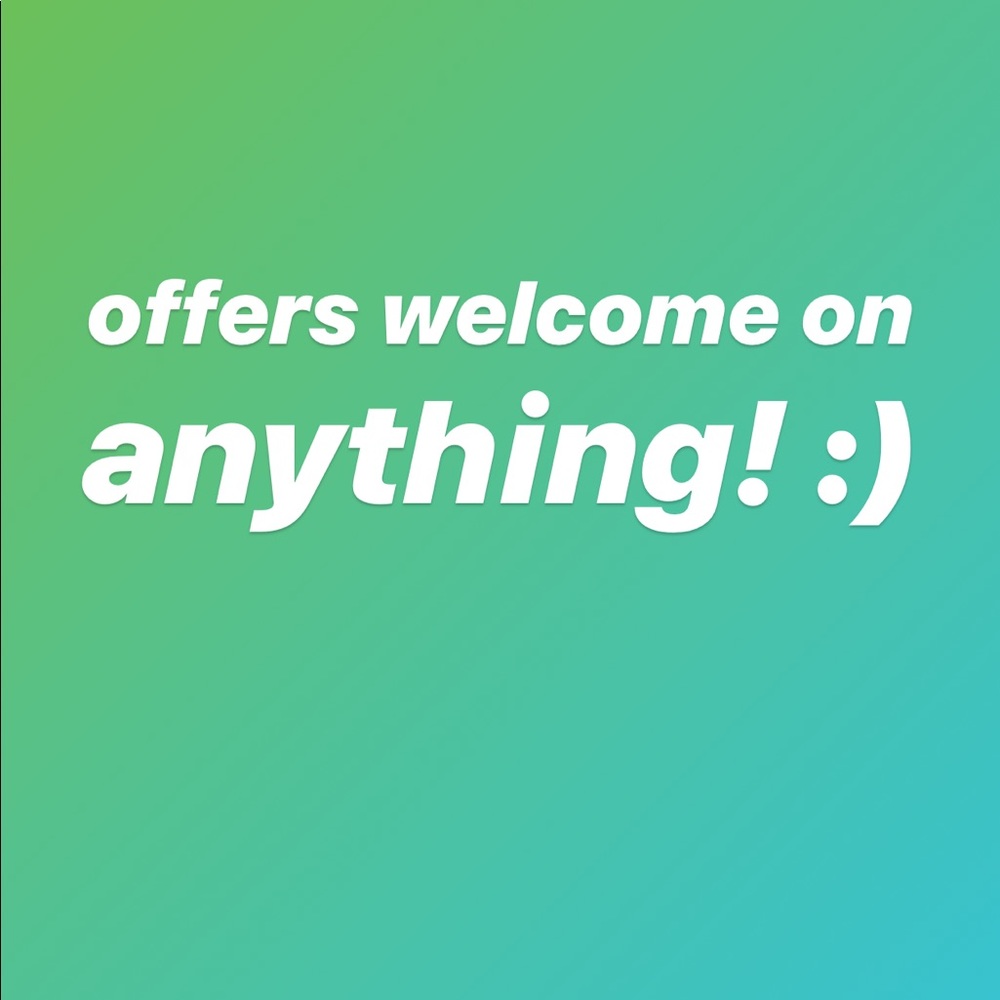 use the offer button!!